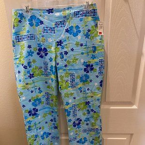 Charlotte Russe blue and green pants
